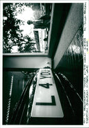 An "L" registration Toyota in the Mann Egerton showroom in Park Lane. - Vintage Photograph