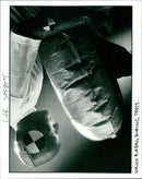 Volvo airbag during tests. - Vintage Photograph