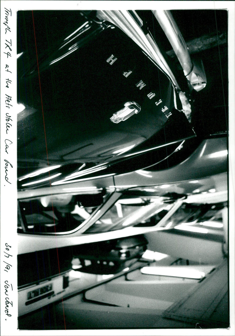 Car Theft - Vintage Photograph