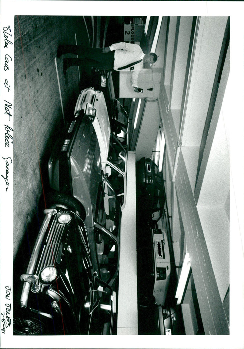 Car Theft - Vintage Photograph