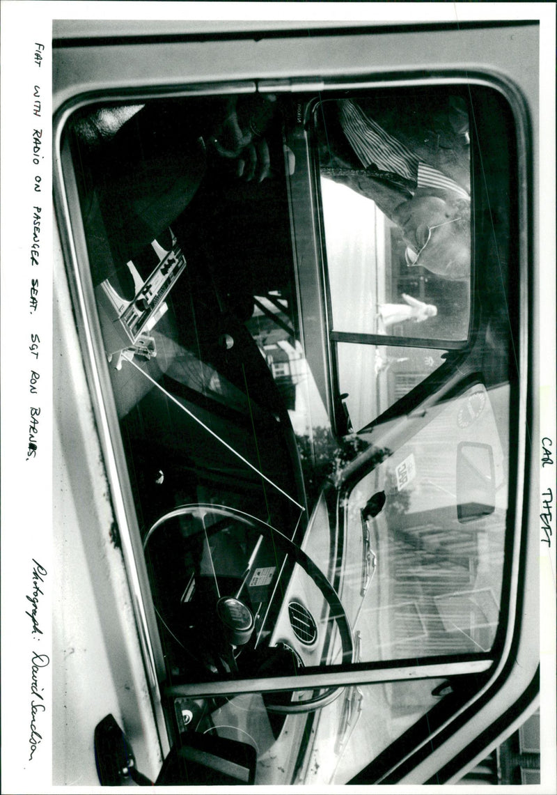 Car Theft - Vintage Photograph