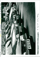 "K" reg fleet cars awaiting delivery - Vintage Photograph
