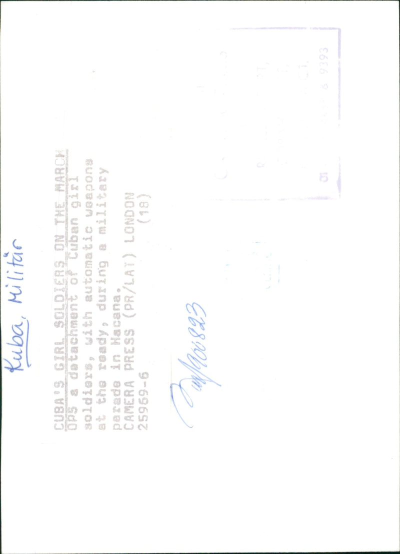 Female artillery regiment - Vintage Photograph