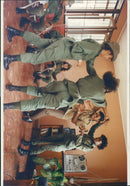 Female artillery regiment - Vintage Photograph