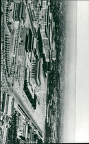 Aerial view of Tiananmen Square - Vintage Photograph