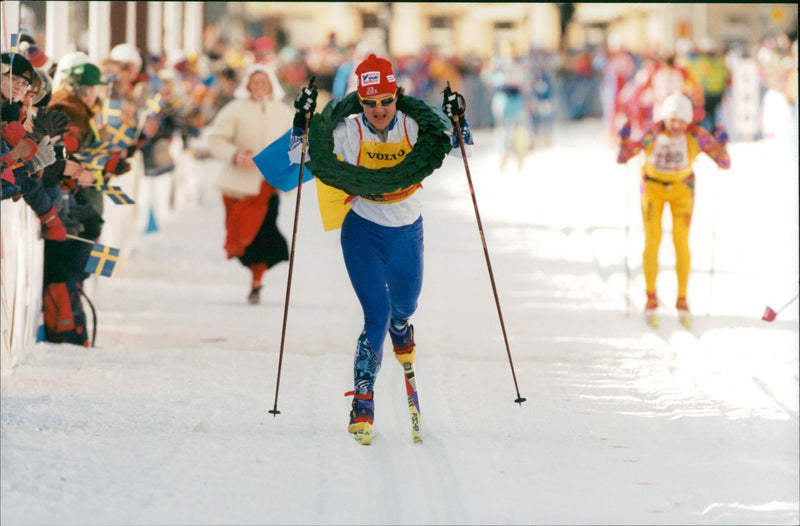 Vasaloppet 1998. Kerrin Petty - Vintage Photograph