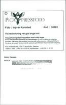 Vasaloppet 1996. Kerrin Petty winner in Tjejvasan - Vintage Photograph