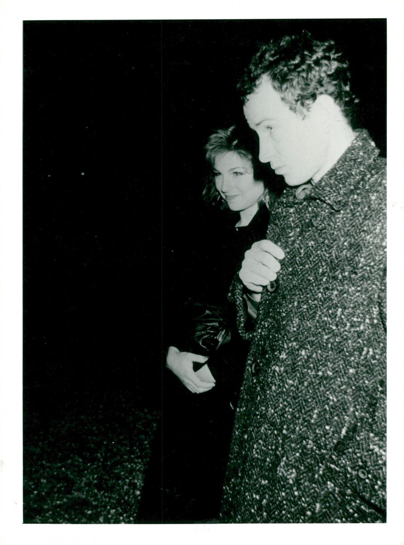 Tatum O'Neal together with John McEnroe - Vintage Photograph