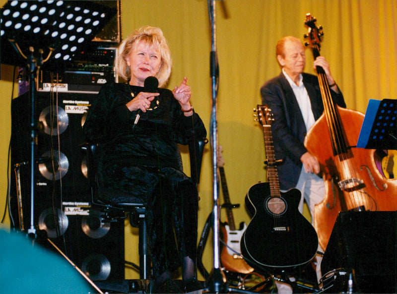 Monica Zetterlund, singer - Vintage Photograph