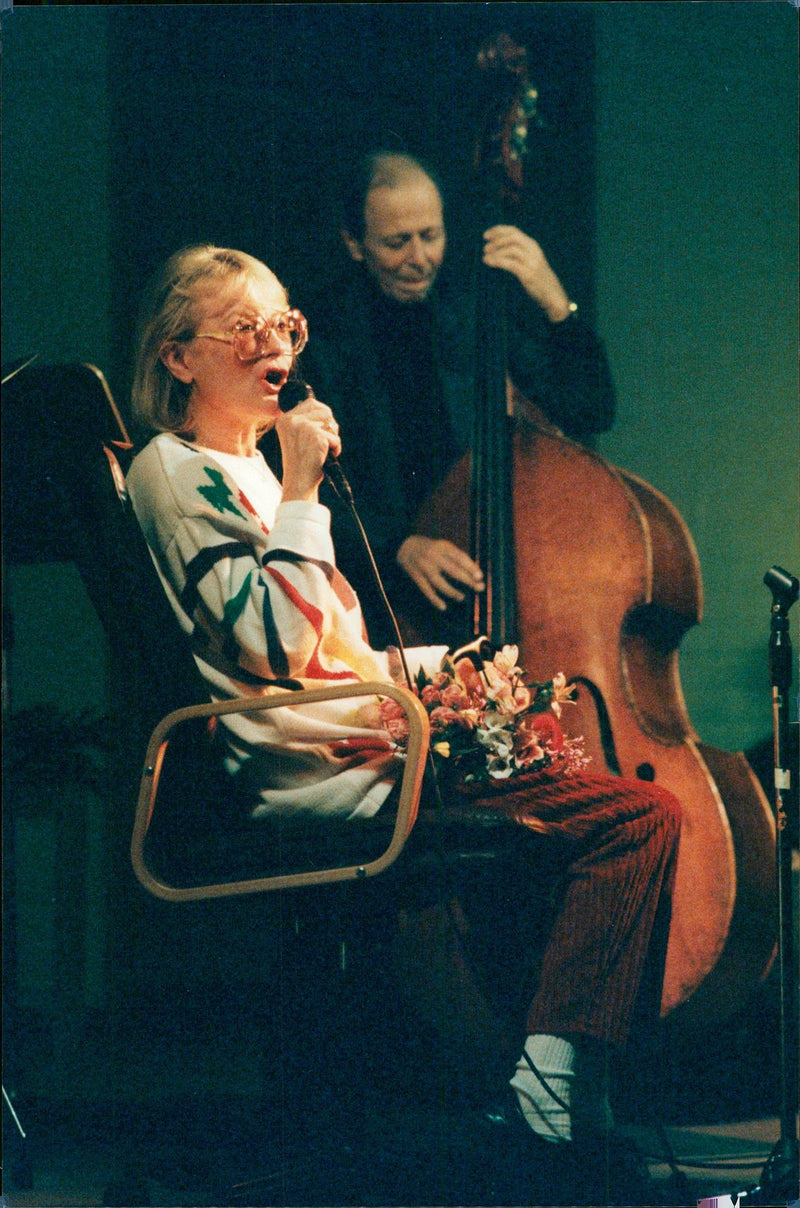 Monica Zetterlund, singer - Vintage Photograph