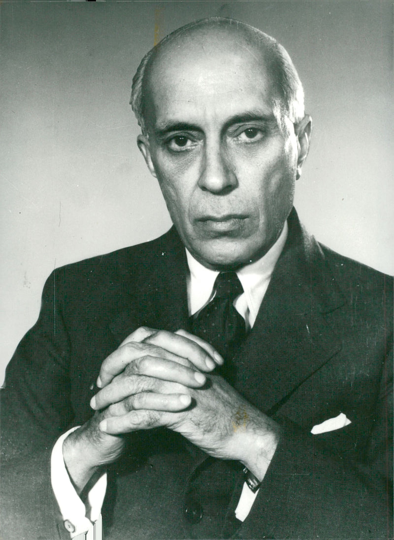 Indian politician Pandit Jawaharlat Nehru - Vintage Photograph