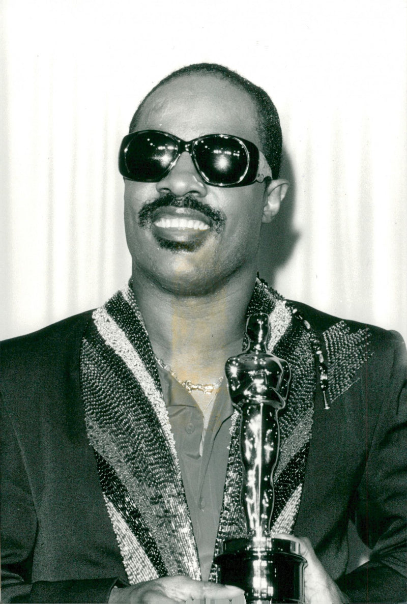 Singer Stevie Wonder - Vintage Photograph