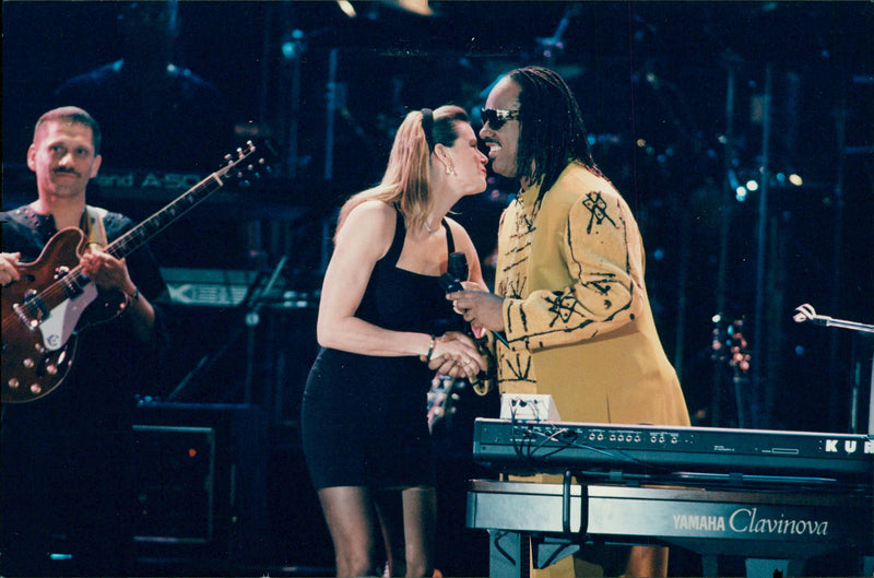 Singer Stevie Wonder - Vintage Photograph