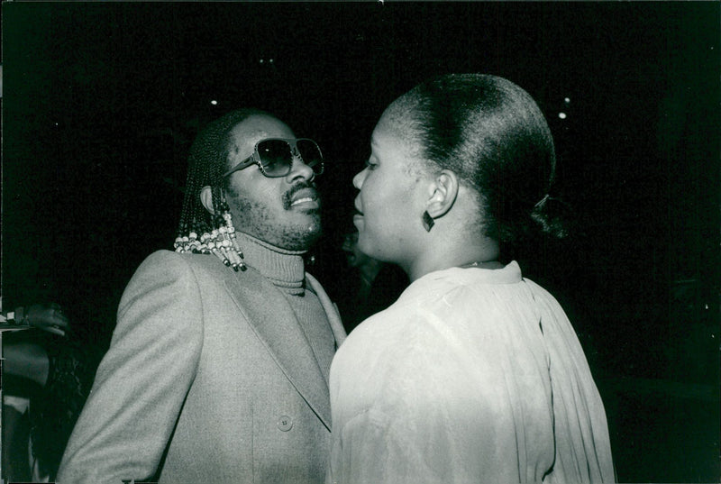 Singer Stevie Wonder - Vintage Photograph
