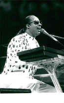 Singer Stevie Wonder - Vintage Photograph