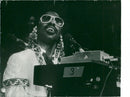 Singer Stevie Wonder - Vintage Photograph