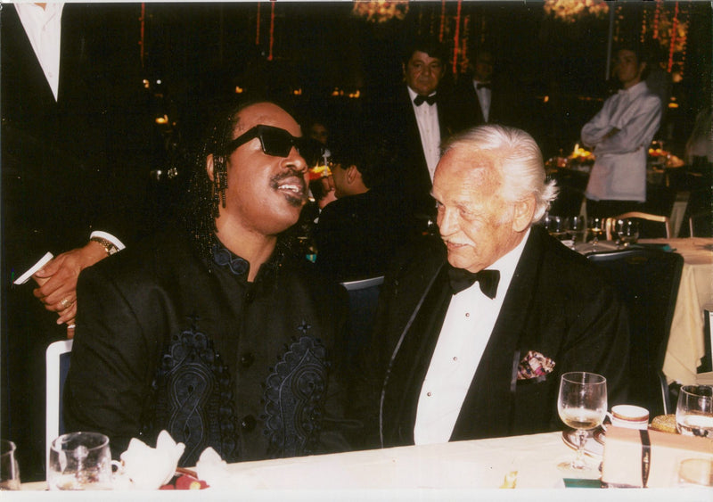 Singer Stevie Wonder - Vintage Photograph