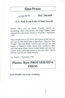 Singer Stevie Wonder - Vintage Photograph