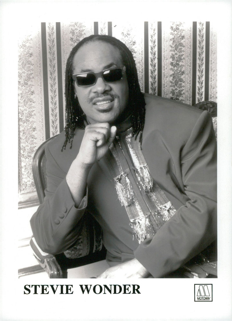 Singer Stevie Wonder - Vintage Photograph