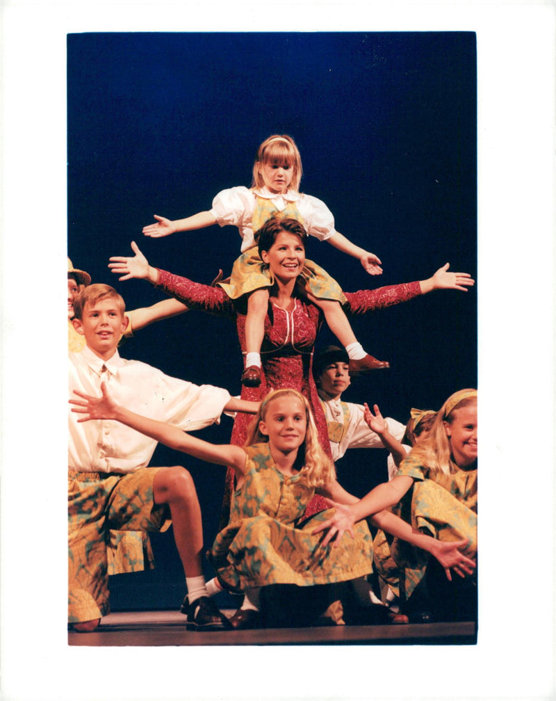 Carola SÃ¶gaard as Maria in The Sound of Music. - Vintage Photograph