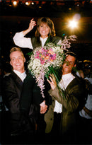 Carola photographed after winning the Music Festival - Vintage Photograph