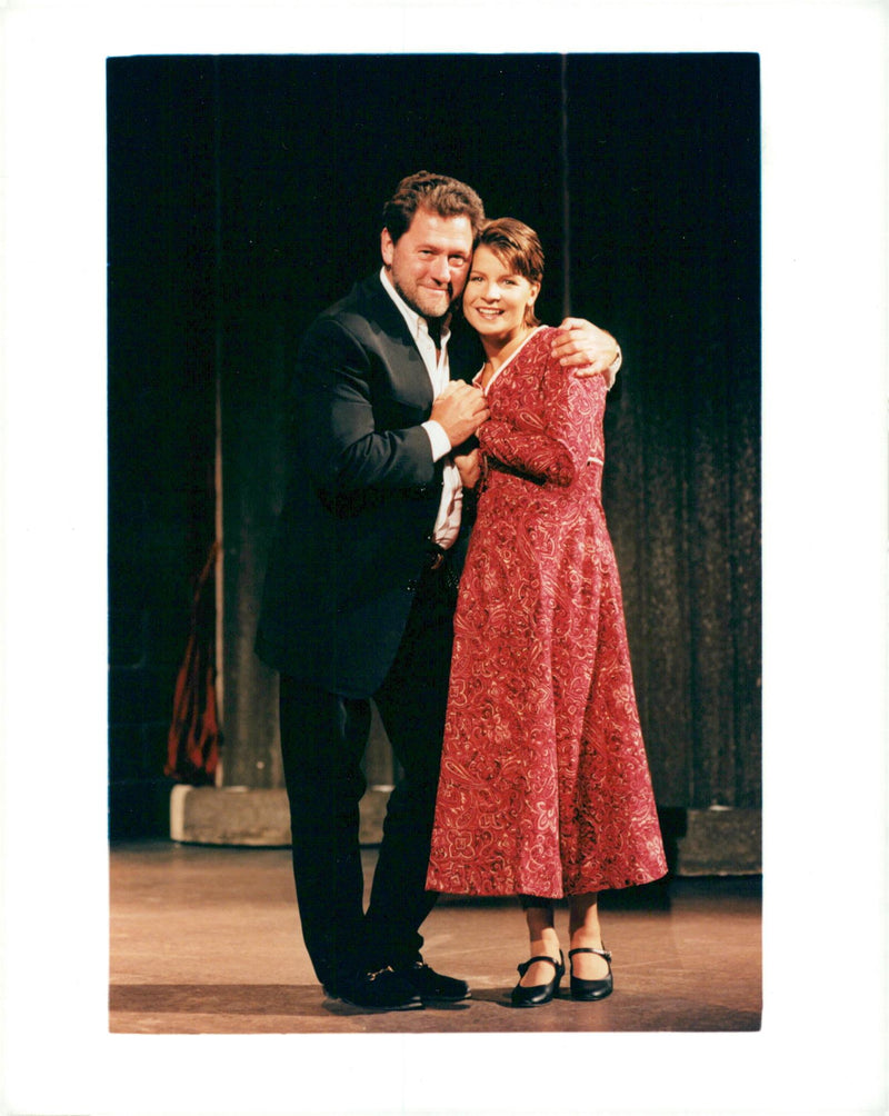 Carola HÃ¤ggkvist singer photographed by Tommy KÃ¶rberg in Sound of Music - Vintage Photograph