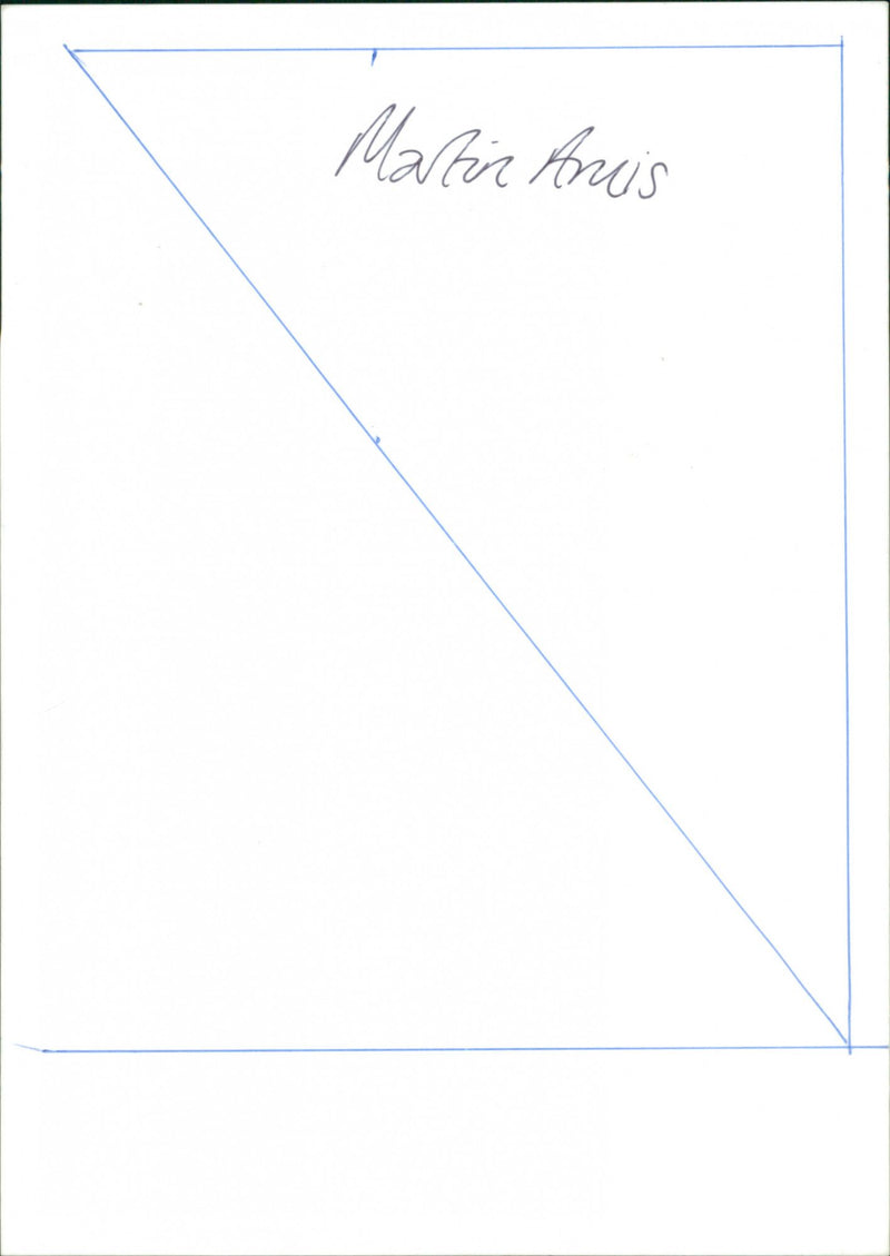 Martin Amis - Vintage Photograph