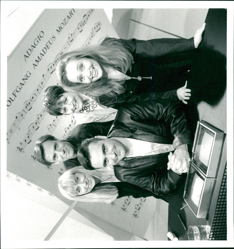 The Music Game -Channel 4 - Vintage Photograph