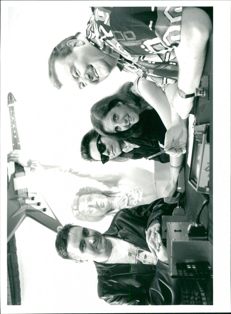 The Music Game -Channel 4 - Vintage Photograph