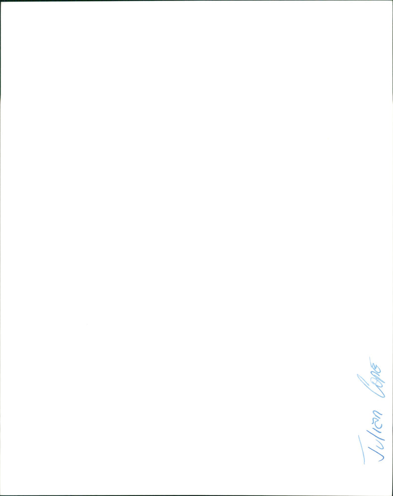 English Musician Julian Cope in hill - Vintage Photograph