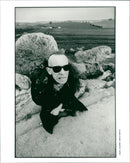 English Musician Julian Cope in hill - Vintage Photograph