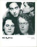Cud group male rock band cast. - Vintage Photograph