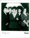 The Cure group male rock band cast. - Vintage Photograph