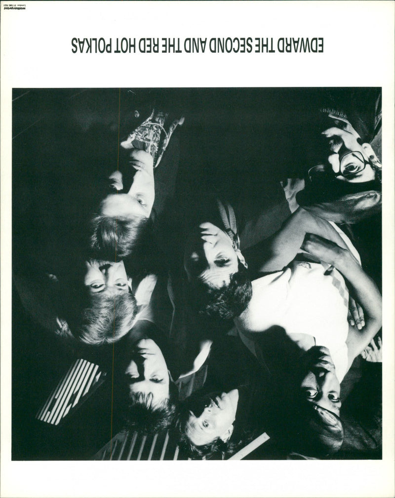 Artists of band 'Edward The Second And The Red Hot Polkas' - Vintage Photograph