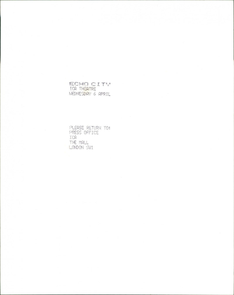 Musical group 'Echo City' artists together - Vintage Photograph