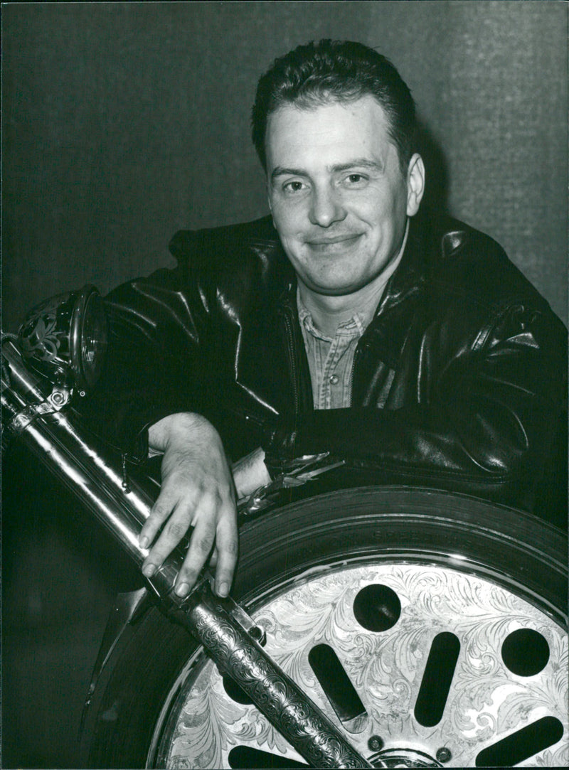 British TV series 'Top Gear ' presenter Steve Berry - Vintage Photograph