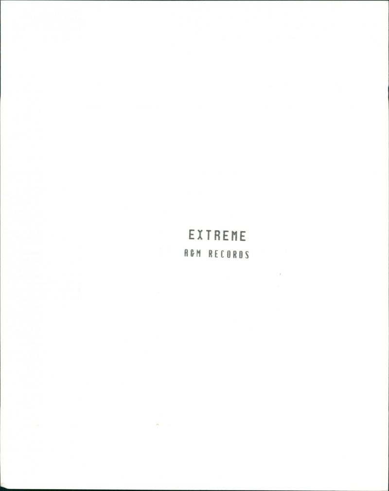 Artists of rock band 'Extreme' pictured together - Vintage Photograph