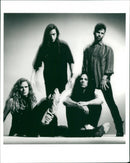 Artists of rock band 'Extreme' pictured together - Vintage Photograph