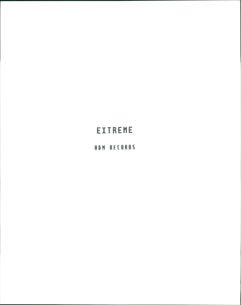 Artists of rock band 'Extreme' pictured together - Vintage Photograph