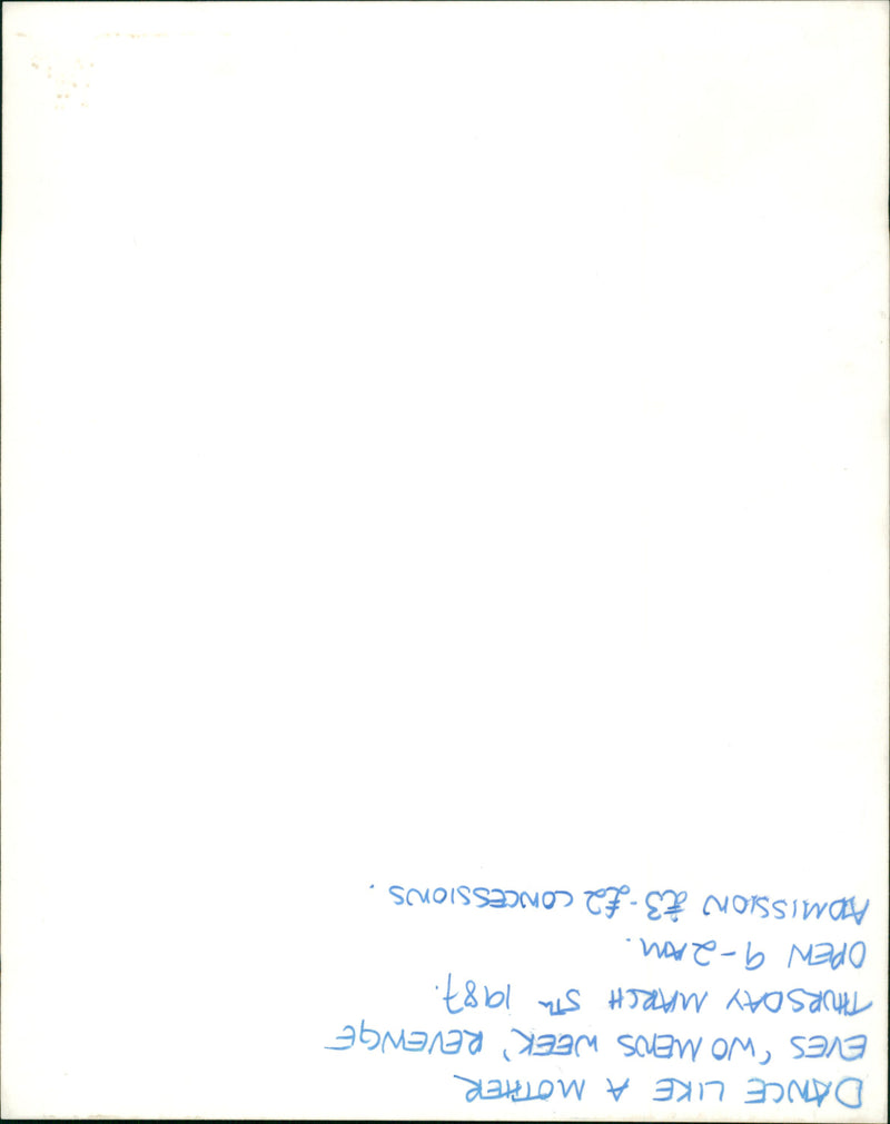 Jennie Matthias and Melissa Ritter's musical duo 'Dance Like A Mother' - Vintage Photograph