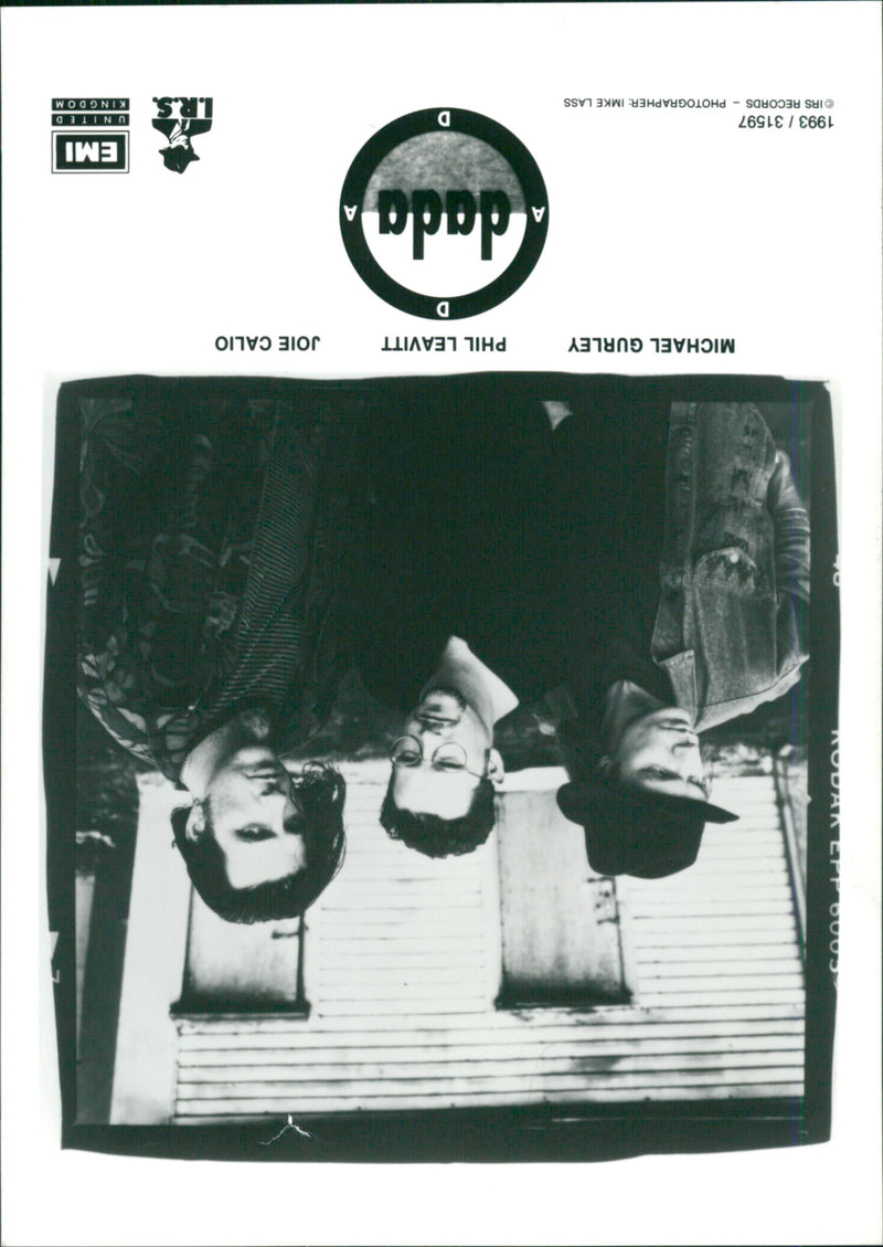 Rock band 'Dada's artists Michael Gurley, Phil Leavitt and Joie Calio - Vintage Photograph