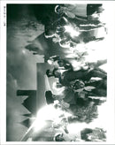 Band 'Death Bang Party' artists in a concert - Vintage Photograph