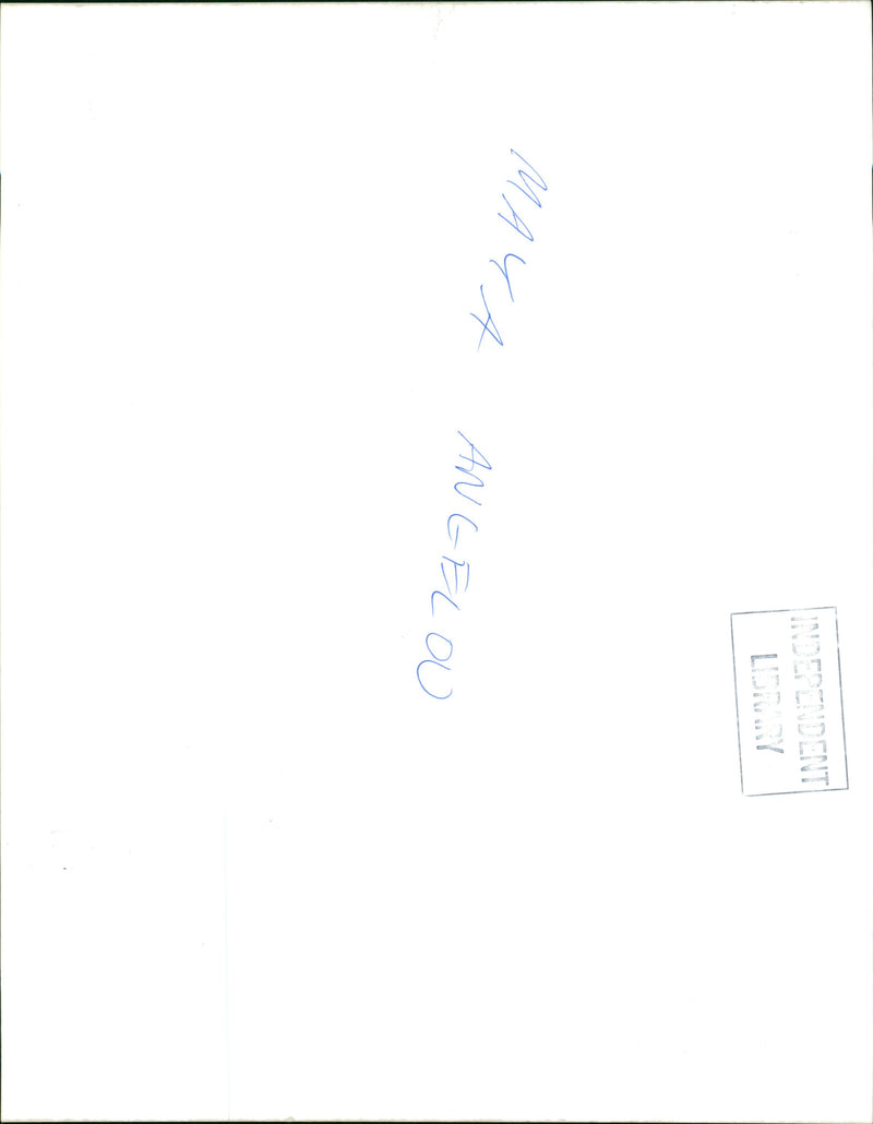 Maya Angelou. - Vintage Photograph