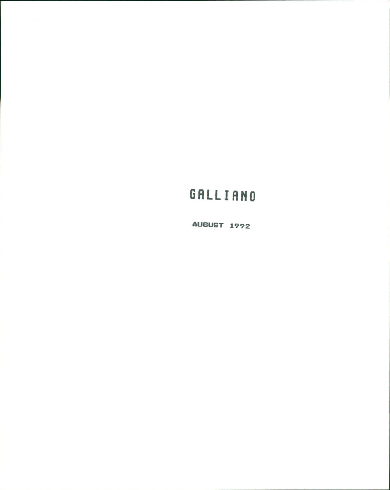 Galliano Musical group - Vintage Photograph