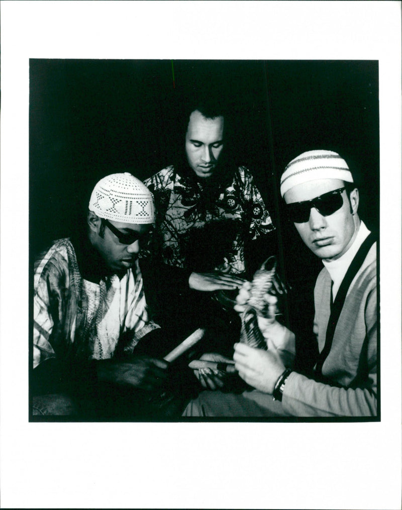 Galliano Musical group. - Vintage Photograph