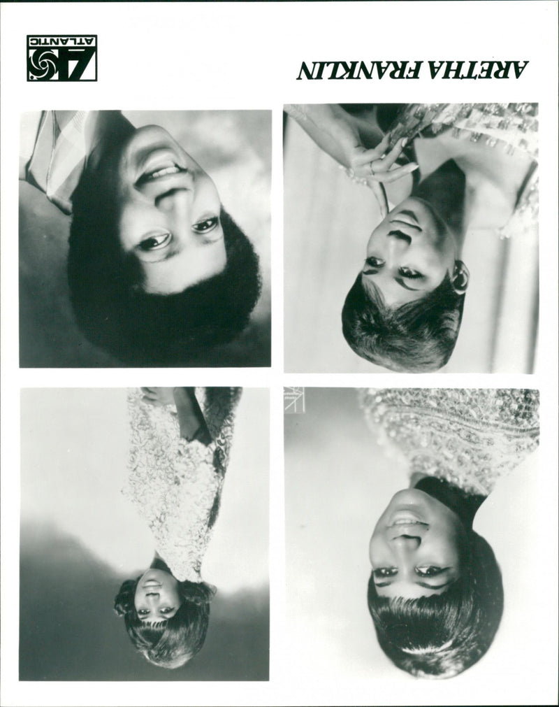 Aretha Franklin American singer-songwriter. - Vintage Photograph
