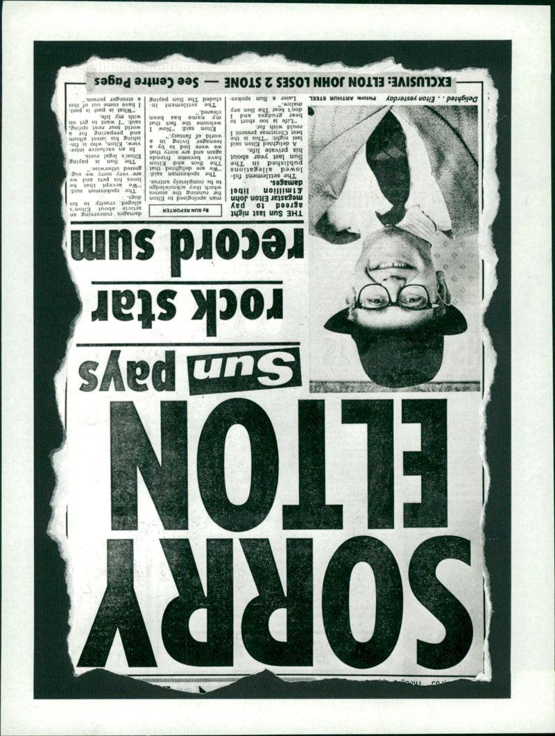 Elton John - Vintage Photograph