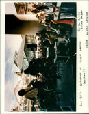 Bon Jovi Rock band at garden busk. - Vintage Photograph