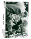 Robert Loggia with Anne Parillaud stars as Macelli and Marie in 1992's film "Innocent Blood" - Vintage Photograph