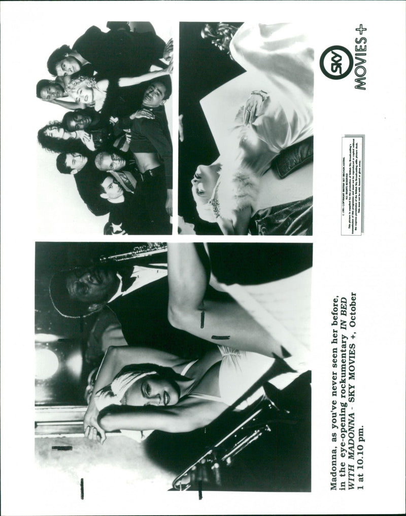 In Bed with Madonna - Vintage Photograph